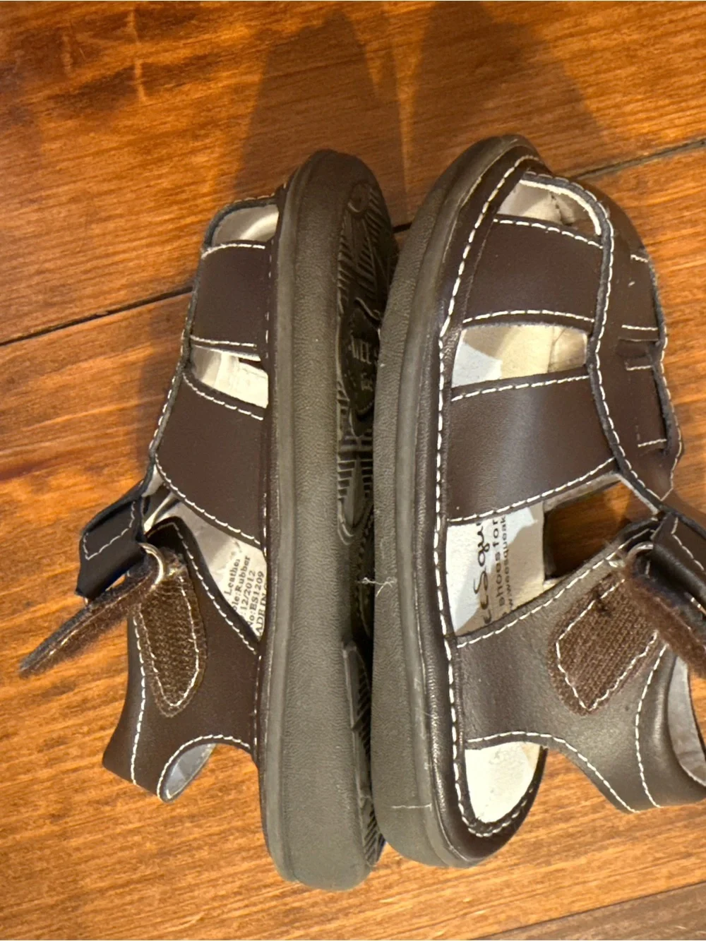 WeeSqueak Fisherman Sandals Toddler Size 6